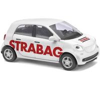 Busch 49562 H0 Modèle réduit de voiture particulière Smart Forfour 14, Strabag