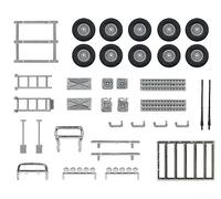 Busch 49952 Accessoires Tout Terrain HO 1:87 NEUF