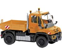 Busch 50934 H0 Modèle réduit de camion Mercedes Benz Unimog U 430, orange de circulation