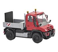 Busch 50937 H0 Modèle réduit de camion Mercedes Benz Unimog U430, escorte de