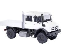 Busch 51081 H0 Modèle réduit de camion Mercedes Benz Unimog U 5023, blanc