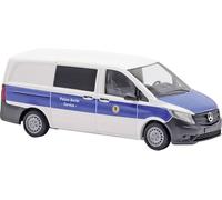 Busch 51158 H0 Modèle réduit de véhicule prioritaire Mercedes Benz Vito, police Berlin service