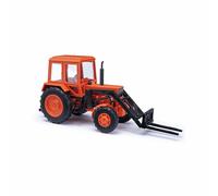 Busch 51308 H0 Tracteur Belarus MTS 82 Neuf Avec Chargeur Frontal