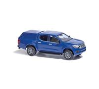Busch 53705 - H0 - Nissan Navara / Hardtop, Bleu - Neuf