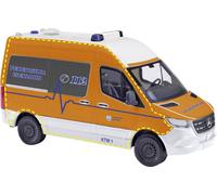 Busch 54061 H0 Modèle réduit de bus, Modèle réduit de véhicule prioritaire Mercedes Benz Sprinter empattement court toit haut