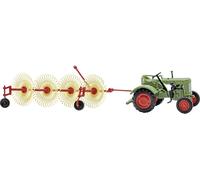 Busch 54155 H0 Modèle réduit de véhicule agricole Fendt F 15 cheval diesel avec araignée Bautz BS4