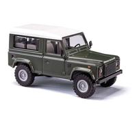 Busch 54302 - 1/87 / H0 Land Rover Defender 90, Court Vert - Neuf