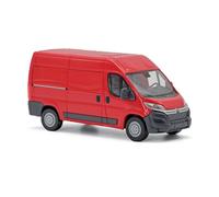 Busch 54604 - 1/87 Citroën Jumper Fourgon, Rouge - Neuf