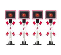 Busch 5913 X-ing Signal Set-4 HO Signals Scale Model Signals
