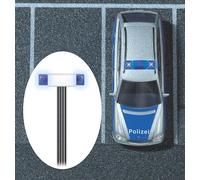 Busch 5938 - 1/87 / H0 Barre De Feu Bleu - Neuf