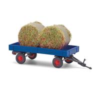 Busch 59975 Remorque agricole avec balles de foin 1:87 NEUF