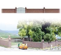 Busch – Mur de pierres et portail 6014 – Portail en fer forgé – Échelle HO 1:87