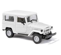 Busch 60217 H0 Modèle réduit de voiture particulière Toyota Land Cruiser J4 – En kit – Blanc