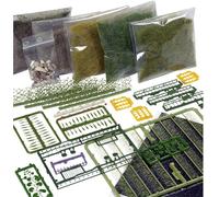 Busch – Kit de démarrage aménagement de sol 6043 – Forêt et prairie – Échelle HO