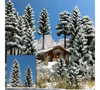Busch 6152 Snow Covered Spruce 2/ HO Scenery Scale Model Scenery