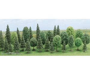 Busch 6489 - H0 Forêt Mixte (60-135mm) - 30 Pièces - Neuf