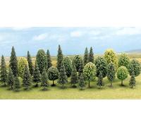 Busch 6589 - N / TT Forêt Mixte (30-60mm) - 30 Pièces - Neuf