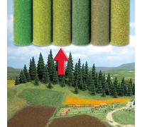 Busch 7272 - Terrain Tapis, Prairie à Fleurs 100 X 150 CM - Neuf