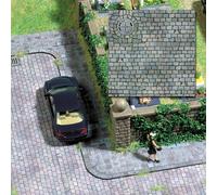 Busch 7417 Dekorplattenkatzenkopfsteinpflas 2 Pièce Carton 210 x 148mm Ho Neuf