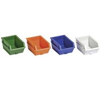 Busch 7752 H0 4 conteneurs de dépôt 1,5 m3 modèle fini