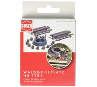 Busch 7781 Forest Grilling Area HO Scenery Scale Model