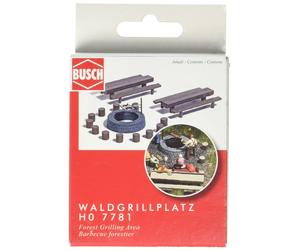 Busch 7781 Forest Grilling Area HO Scenery Scale Model