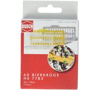 Busch 7783 Beer Mugs And Spigots HO Scenery Scale Model