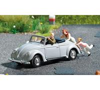 Busch 7823 Ho / Oo Action Ensemble : Please Pousser VW Hebmüller Convertible &
