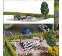 Busch 7839 Garden Chess Scene