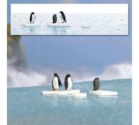 Busch 7923 - 1/87 / H0 Ensemble D'Action: Pingouins Sur Des Icebergs - Neuf
