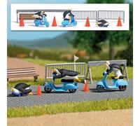 Busch 7925 Action-Set Manchots Rollerfahrt / 1:87 - H0