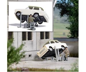Busch 7938 - H0 Action-Set : Trabant Hoist - Neuf