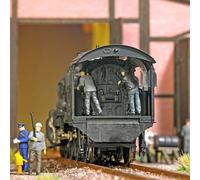 Busch 79700 - H0 Set D'Action: Conducteur De Train & Chauffeur - Neuf