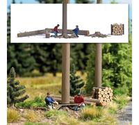 Busch 7973 Ensemble D'Action Abattage D'Arbres / 1:87 - H0