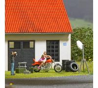 Busch 79811 Action Set HO Neuf, Kit Bâtiments Pour Paysage 1:87