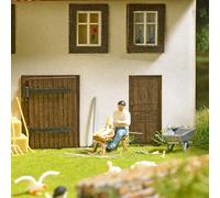 Busch 79855 - 1/87 / H0 Ensemble D'Action: Sculpteur Sur Bois - Neuf