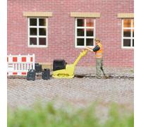 Busch 79899 Ensemble D’Action H0 1/87 Figur Profi Sur Plaque Vibrante - Neuf