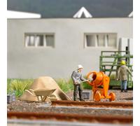 Busch 79901 Mélange De Béton Action Set HO NEUF