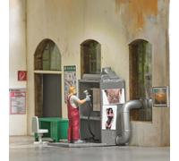 Busch 79905 - 1/87 / H0 Set D'Action: Peintre/Cabine - Neuf