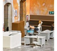 Busch 79907 - 1/87 / H0 Set D'Action: Soirée Au Bureau - Neuf