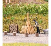 Busch - 1/87 A-set:olz Schichten TOY NEUF