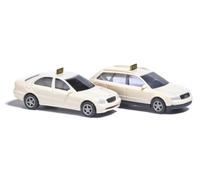 Busch Ensemble de taxis 8341 – Échelle 1/160 – Mercedes‑Benz et Audi – Neuf