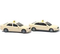 BUSCH 8341 Scala N Set de Deux Taxis Mercedes et Audu A4 Avant