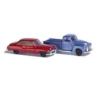 Busch 8349 1/160 Ensemble Set Pickup Chevy & Buick Fertigmodell Neuf