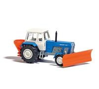 Busch 8699 - Voie Tt - Tracteur " Progrès " Bleu De Chasse-Neige - Service