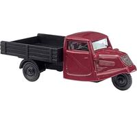 Busch 89103 H0 Modèle réduit de camion Tempo Trois roues bordeaux