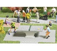 Busch Action-Set 7843 SET d'action de tennis de table H0 modèle fini