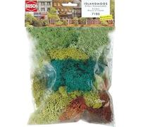 Busch Végétation modélisme 7105 - Gros assortiment de lichens 5 couleurs pour train
