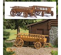 Busch Charrettes à Foin (2) H0