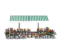 BUSCH ENVIRONNEMENT - BUE1072 - MODÉLISME FERROVIAIRE - ETAL DE FLEURS G